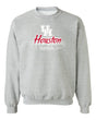 Houston Cougars Crewneck Sweatshirt - Spotlight and Shadow Houston