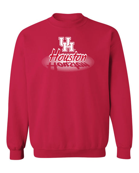 Houston Cougars Crewneck Sweatshirt - Spotlight and Shadow Houston