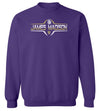 James Madison Dukes Crewneck Sweatshirt - Striped James Madison Football Laces