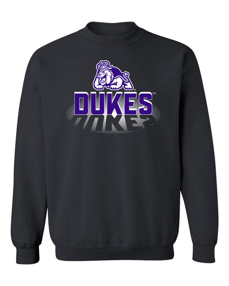 James Madison Dukes Crewneck Sweatshirt - Spotlight and Shadow Dukes