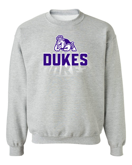 James Madison Dukes Crewneck Sweatshirt - Spotlight and Shadow Dukes