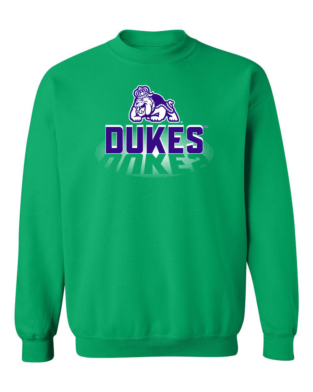 James Madison Dukes Crewneck Sweatshirt - Spotlight and Shadow Dukes
