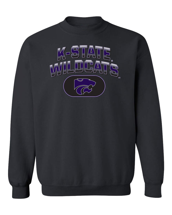 K-State Wildcats Crewneck Sweatshirt - Full Color K-State Wildcats Fade