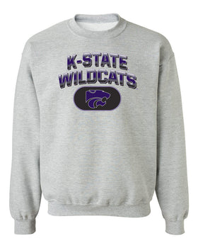 K-State Wildcats Crewneck Sweatshirt - Full Color K-State Wildcats Fade