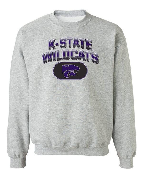 K-State Wildcats Crewneck Sweatshirt - Full Color K-State Wildcats Fade