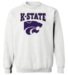 K-State Wildcats Crewneck Sweatshirt - Kansas State Powercat Logo