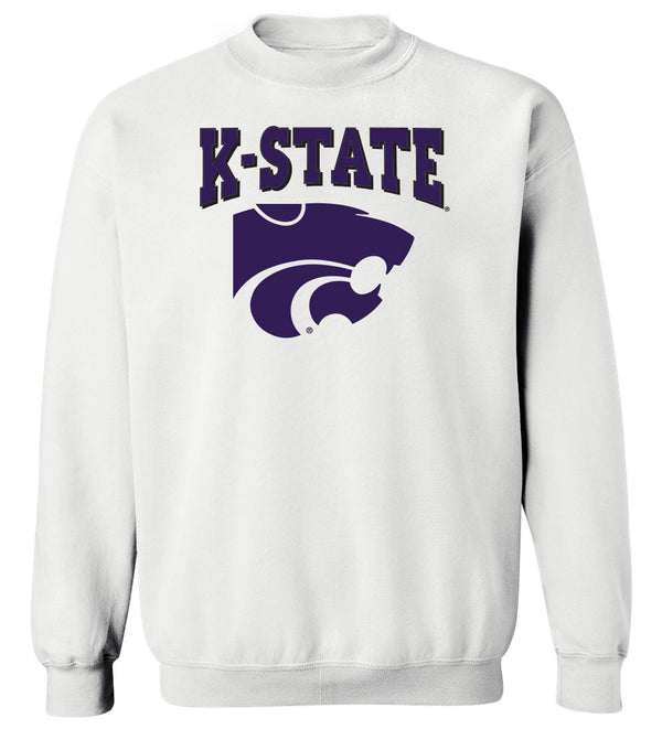 K-State Wildcats Crewneck Sweatshirt - Kansas State Powercat Logo