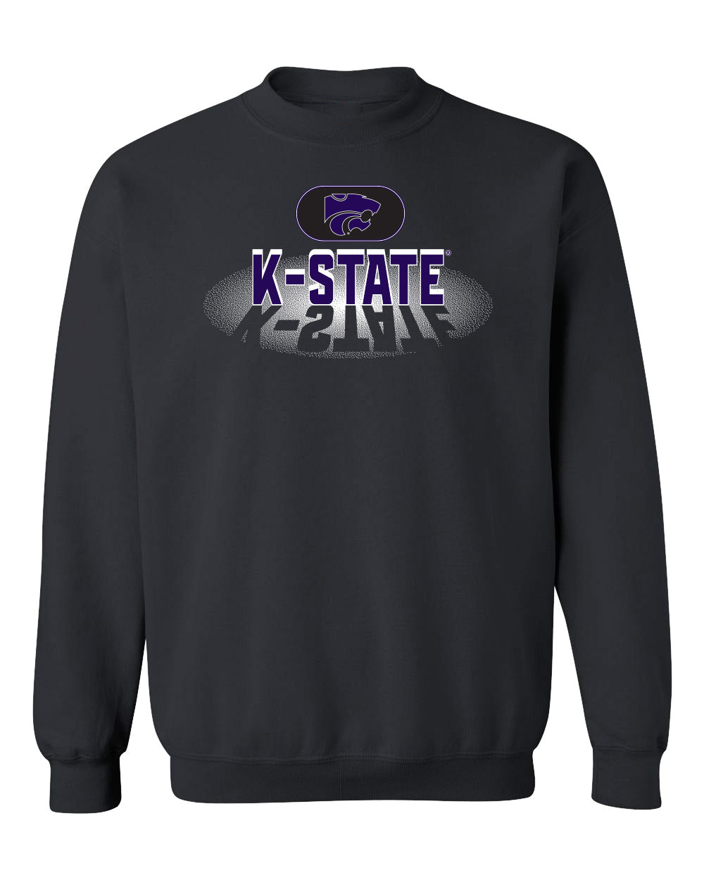 K-State Wildcats Crewneck Sweatshirt - Spotlight and Shadow K-State