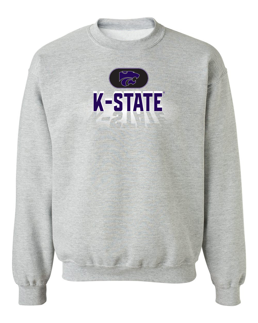 K-State Wildcats Crewneck Sweatshirt - Spotlight and Shadow K-State