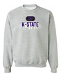 K-State Wildcats Crewneck Sweatshirt - Spotlight and Shadow K-State