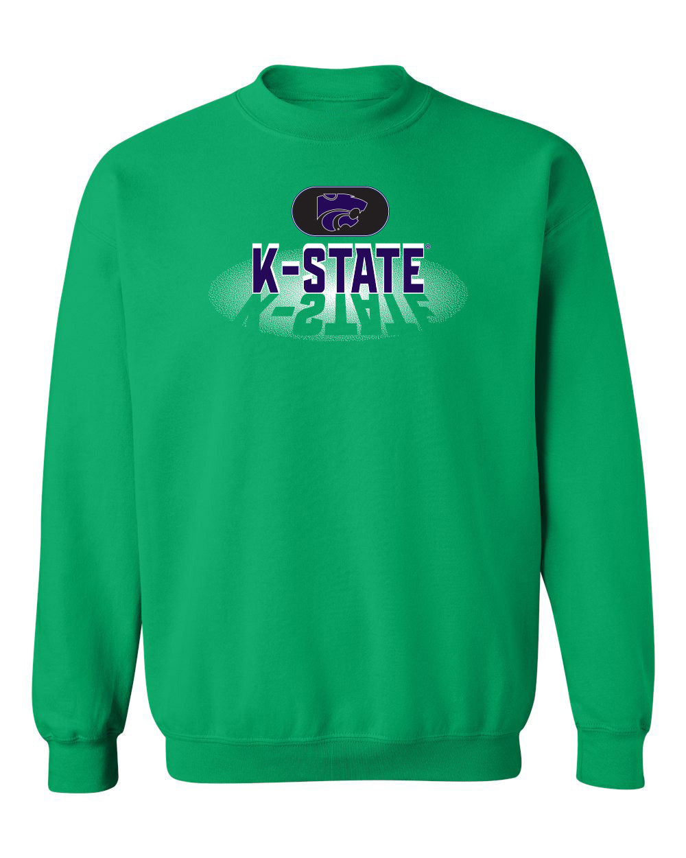 K-State Wildcats Crewneck Sweatshirt - Spotlight and Shadow K-State