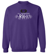 K-State Wildcats Crewneck Sweatshirt - Spotlight and Shadow K-State