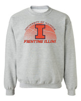 Illinois Fighting Illini Crewneck Sweatshirt - University of Illinois Basketball