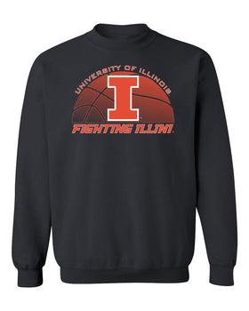 Illinois Fighting Illini Crewneck Sweatshirt - University of Illinois Basketball