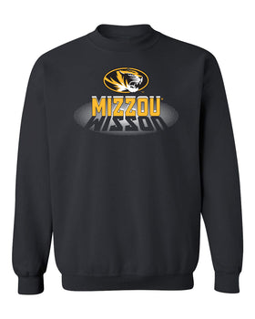 Missouri Tigers Crewneck Sweatshirt - Spotlight and Shadow Mizzou