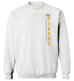 LSU Tigers Crewneck Sweatshirt - Vertical Louisiana State University Tigers