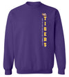 LSU Tigers Crewneck Sweatshirt - Vertical Louisiana State University Tigers