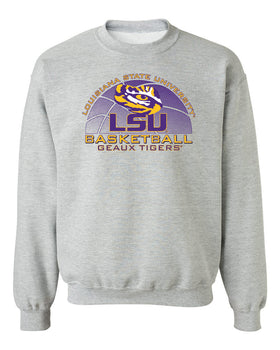 LSU Tigers Crewneck Sweatshirt - LSU Basketball Geaux Tigers