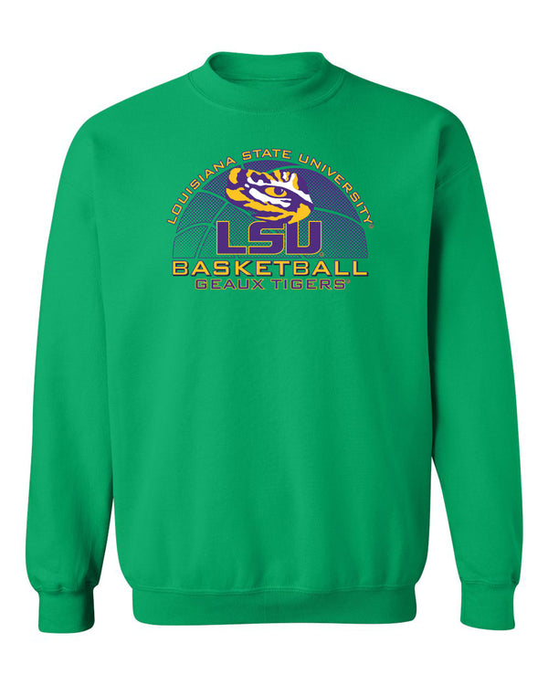 LSU Tigers Crewneck Sweatshirt - LSU Basketball Geaux Tigers