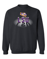 LSU Tigers Crewneck Sweatshirt - Spotlight and Shadow LSU