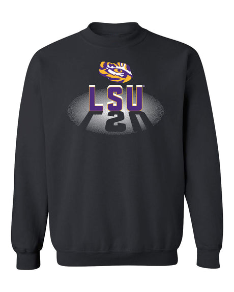 LSU Tigers Crewneck Sweatshirt - Spotlight and Shadow LSU