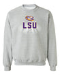 LSU Tigers Crewneck Sweatshirt - Spotlight and Shadow LSU