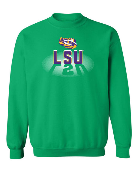 LSU Tigers Crewneck Sweatshirt - Spotlight and Shadow LSU