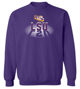 LSU Tigers Crewneck Sweatshirt - Spotlight and Shadow LSU