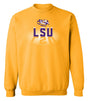 LSU Tigers Crewneck Sweatshirt - Spotlight and Shadow LSU
