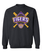 LSU Tigers Crewneck Sweatshirt - LSU Baseball Diamond