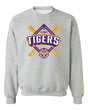 LSU Tigers Crewneck Sweatshirt - LSU Baseball Diamond