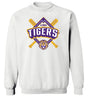 LSU Tigers Crewneck Sweatshirt - LSU Baseball Diamond