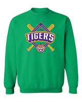 LSU Tigers Crewneck Sweatshirt - LSU Baseball Diamond