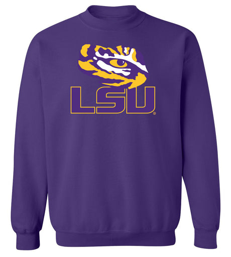 LSU Tigers Crewneck Sweatshirt - Tiger Eye LSU