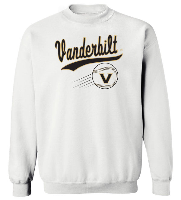 Vanderbilt Commodores Crewneck Sweatshirt - Script Vanderbilt Baseball