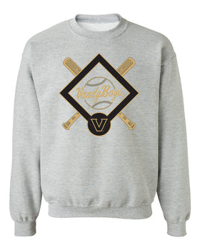 Vanderbilt Commodores Crewneck Sweatshirt - VandyBoys Baseball