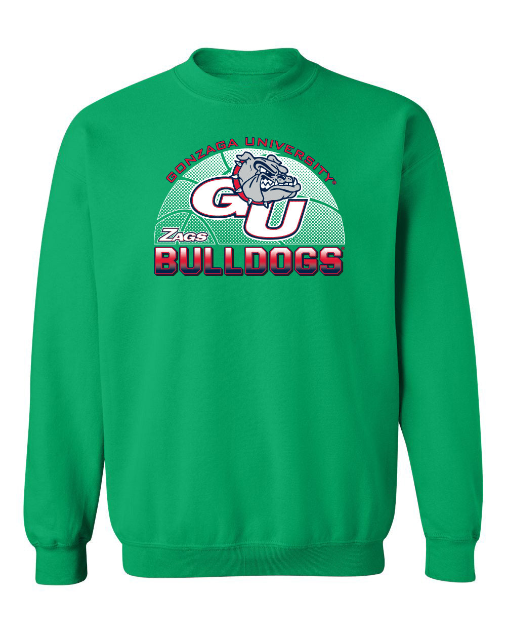 Gonzaga Bulldogs Crewneck Sweatshirt Gonzaga Basketball CornBorn Apparel