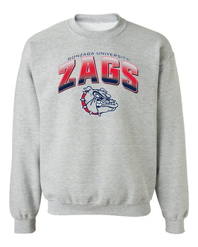 Gonzaga Bulldogs Crewneck Sweatshirt - Zags Full Color Fade