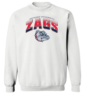 Gonzaga Bulldogs Crewneck Sweatshirt - Zags Full Color Fade