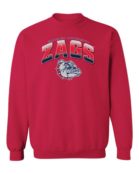 Gonzaga Bulldogs Crewneck Sweatshirt - Zags Full Color Fade