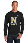 Navy Midshipmen Crewneck Sweatshirt - US Naval Academy Star Logo