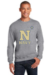 Navy Midshipmen Crewneck Sweatshirt - US Naval Academy Star Logo