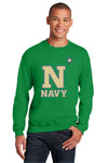 Navy Midshipmen Crewneck Sweatshirt - US Naval Academy Star Logo