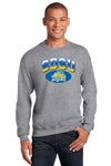 South Dakota State Jackrabbits Crewneck Sweatshirt - SDSU Full Color Fade Plus Primary Logo