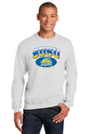 South Dakota State Jackrabbits Crewneck Sweatshirt - SDSU Full Color Fade Plus Primary Logo