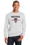 North Carolina State Wolfpack Crewneck Sweatshirt - 3-Stripe Primary Logo