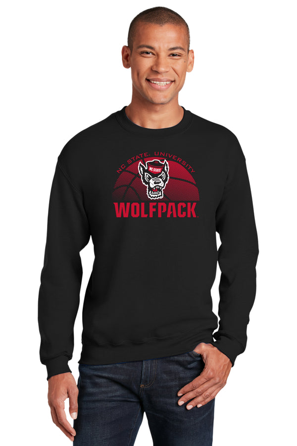 North Carolina State Wolfpack Crewneck Sweatshirt - NC State Basketball