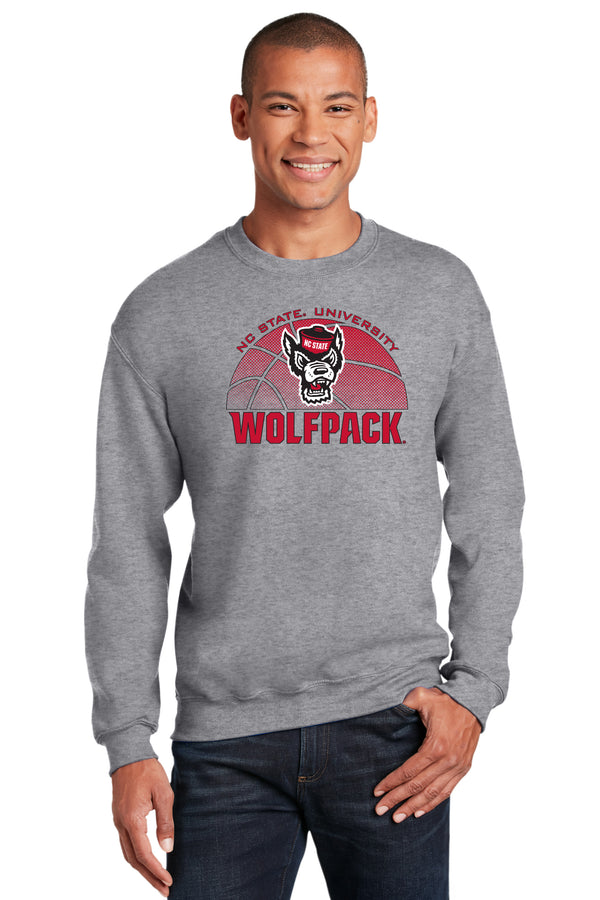 North Carolina State Wolfpack Crewneck Sweatshirt - NC State Basketball