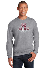 Mississippi State Bulldogs Crewneck Sweatshirt - Bulldogs Spotlight and Shadow
