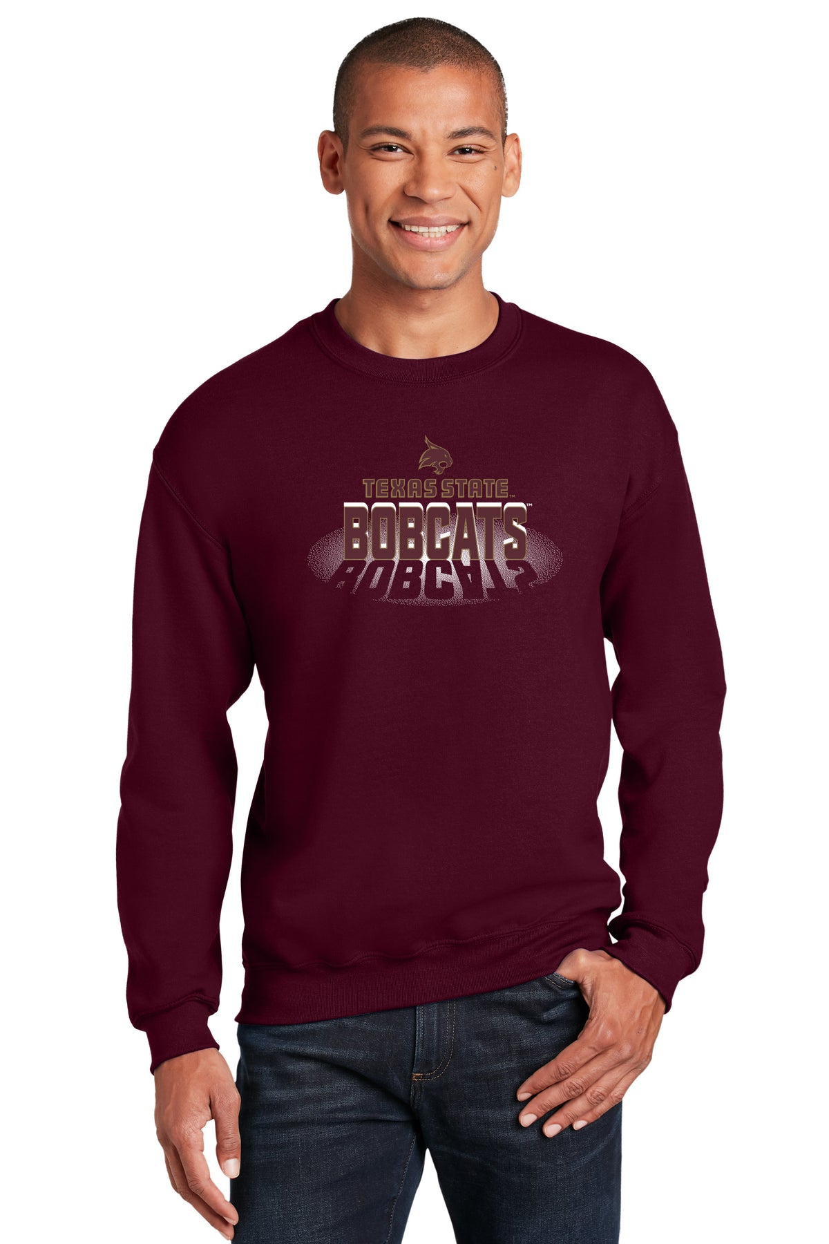 Texas State Bobcats Crewneck Sweatshirt - Spotlight Bobcats